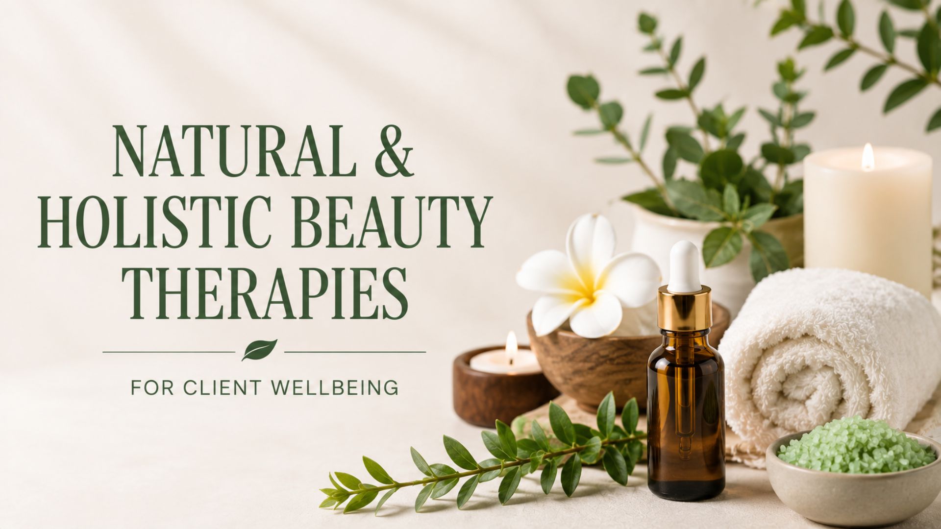 Natural & Holistic Beauty Therapies for Client Wellbeing