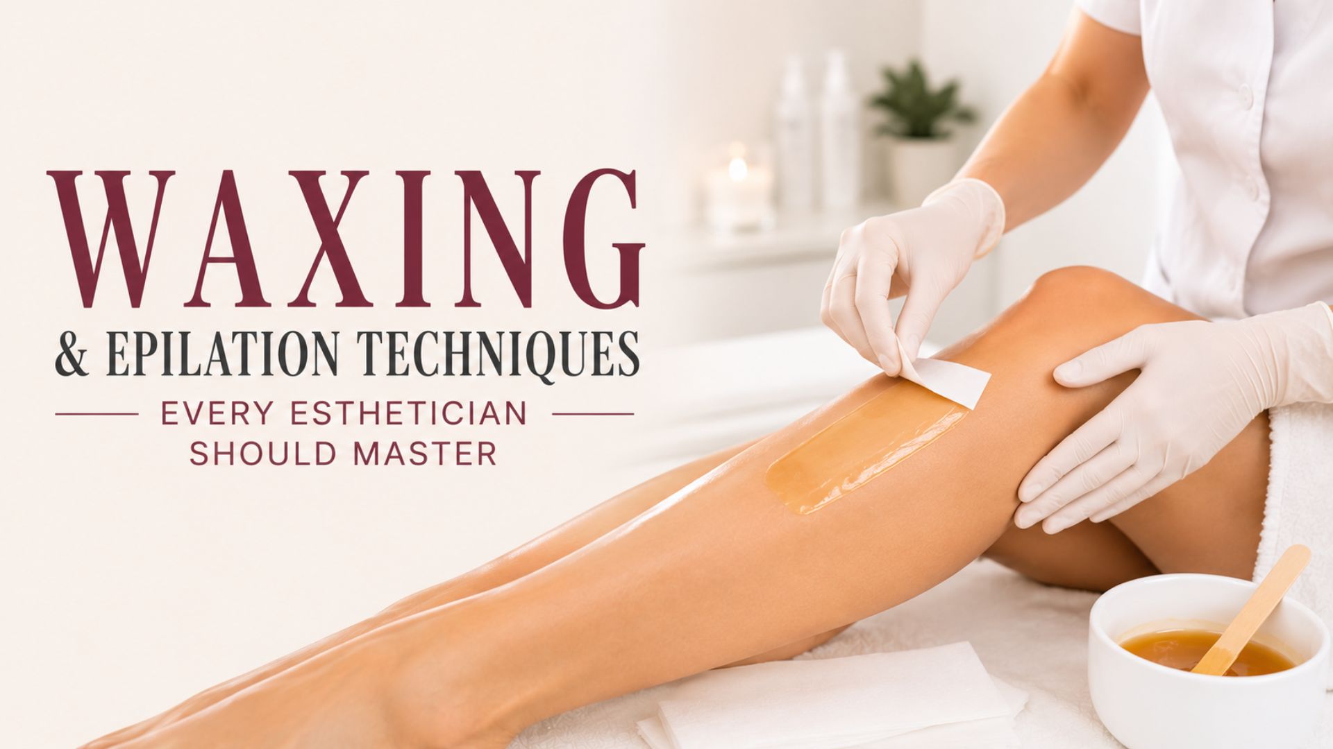 waxing and epilation techniques - frontera academy