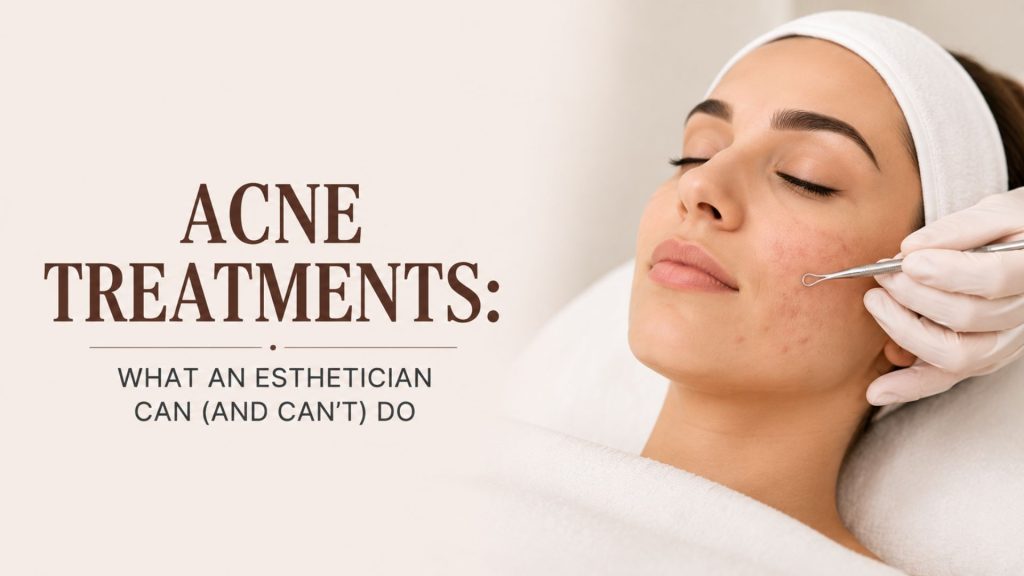 Acne Treatments: What an Esthetician Can (and Can't) Do