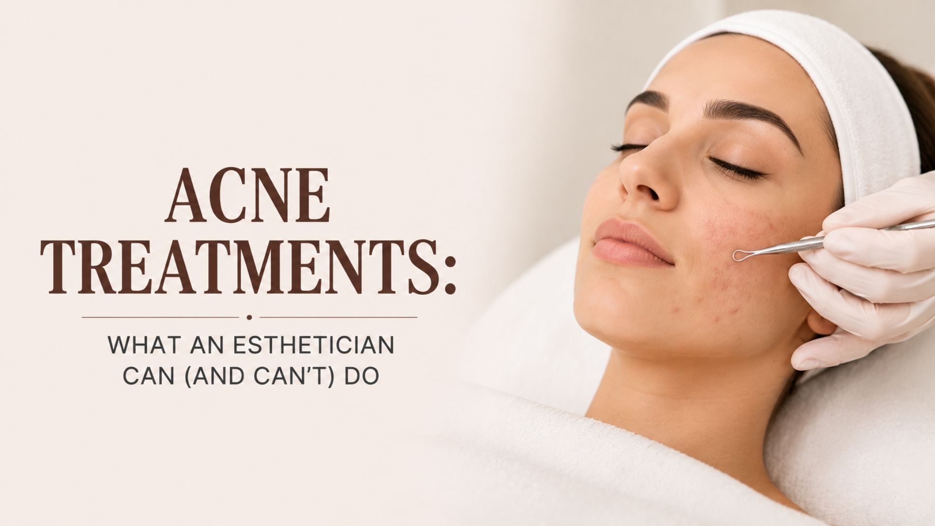 Acne Treatments: What an Esthetician Can (and Can't) Do
